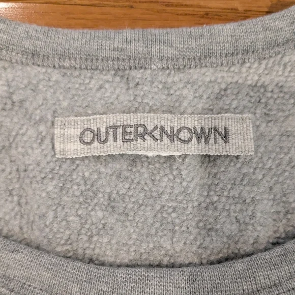 Outerknown Hightide Terry Sweatshirt Gray Women's Large L - Picture 8 of 11